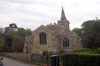 The church from the south-east May 2011